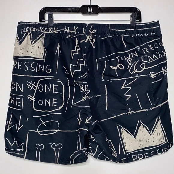 Jean- Michel Basquiat Kahuna Shorts Cotton On - Picture 3 of 11